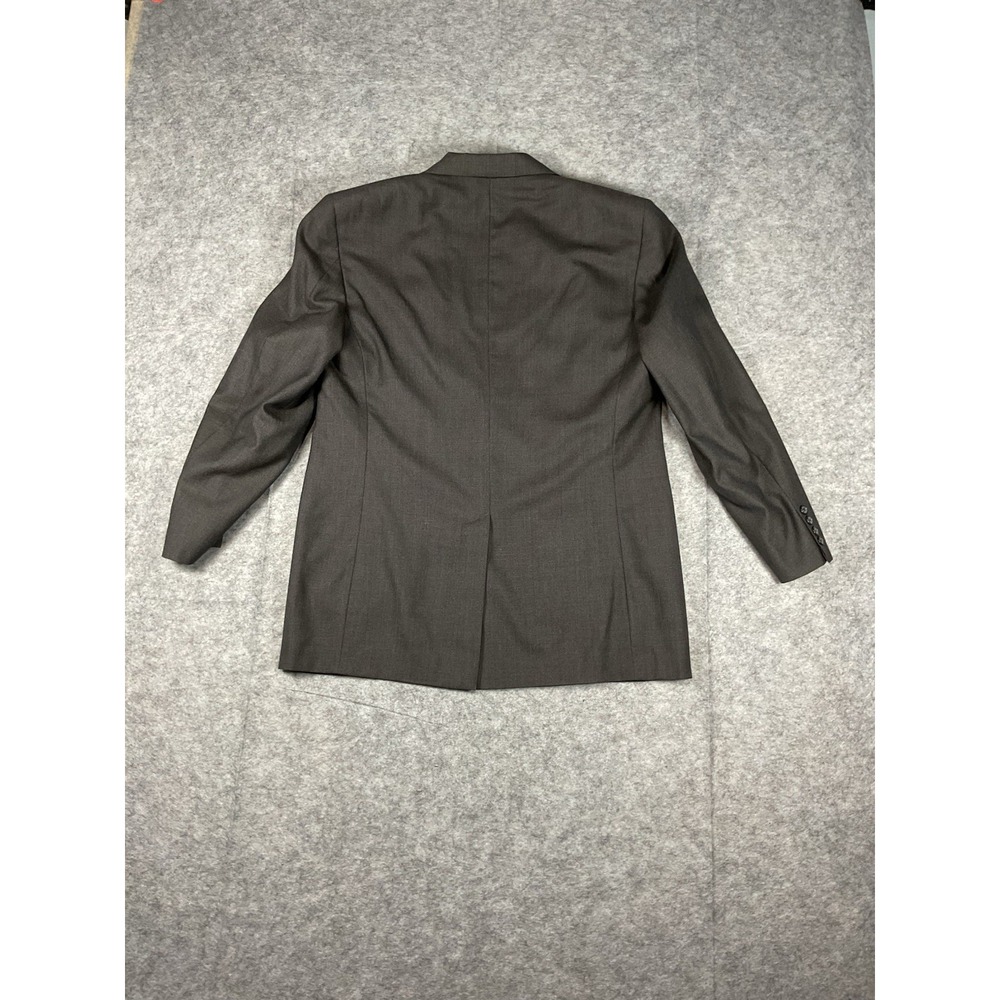 Brooks Brothers Blazer Mens 42R 100% Wool Jacket Made In USA Gray - Picture 6 of 8